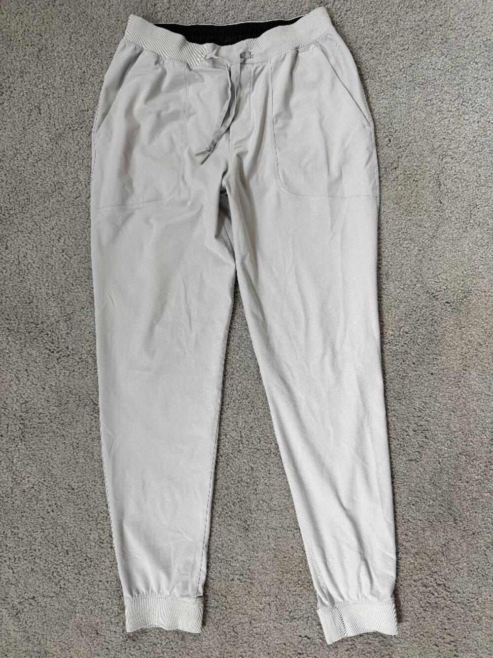 Lululemon Men's ABC Jogger Tall Warpstreme Gray Medium M LM5AQLT - Inseam 32 EUC